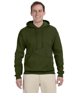 Jerzees 50/50 Hooded Sweatshirt 996 | Military Green - Front