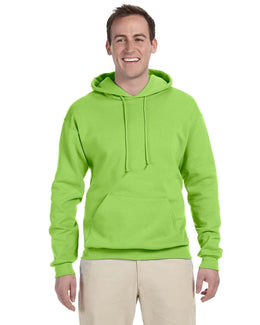 Jerzees 50/50 Hooded Sweatshirt 996 | Neon Green - Front