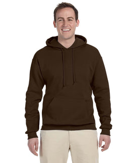 Jerzees 50/50 Hooded Sweatshirt 996 | Chocolate - Front