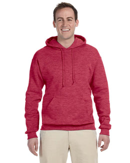 Jerzees 50/50 Hooded Sweatshirt 996 | Vintage Hth Red - Front