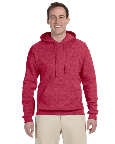 Jerzees 50/50 Hooded Sweatshirt 996 | Vintage Hth Red - Front