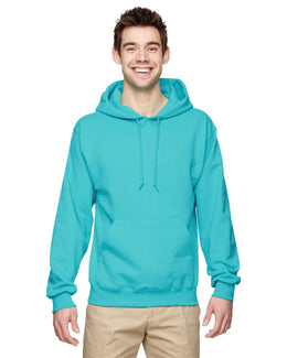 Jerzees 50/50 Hooded Sweatshirt 996 | Scuba Blue - Front