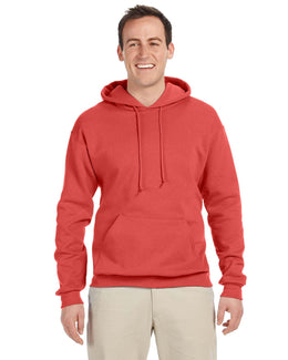 Jerzees 50/50 Hooded Sweatshirt 996 | Sunset Coral - Front