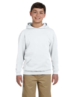 Jerzees Youth 50/50 Fleece Hooded Sweatshirt 996Y | Ash - Front