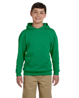 Jerzees Youth 50/50 Fleece Hooded Sweatshirt 996Y | Kelly - Front