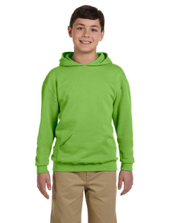 Jerzees Youth 50/50 Fleece Hooded Sweatshirt 996Y | Kiwi - Front