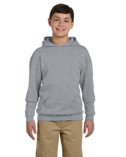 Jerzees Youth 50/50 Fleece Hooded Sweatshirt 996Y | Athletic Heather - Front