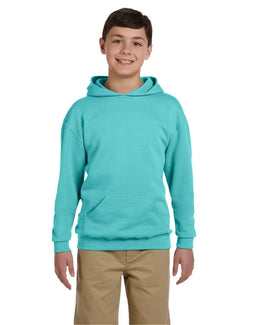 Jerzees Youth 50/50 Fleece Hooded Sweatshirt 996Y | Scuba Blue - Front