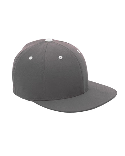 Team 365 Flexfit Adult Pro-Formance Contrast Eyelets Cap ATB101 | Sp Graphite/ Wht - Front