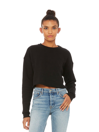 Bella+Canvas Ladies Cropped Fleece Crew