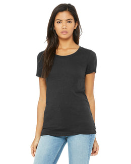 Bella+Canvas Ladies Triblend T-Shirt B8413 | Sld Dk Gry Trbln - Front