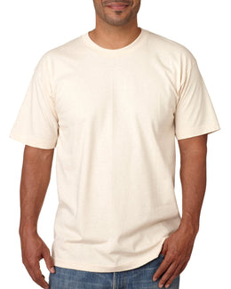 Bayside USA Made Short Sleeve T-Shirt BA5040 | Natural - Front