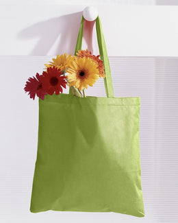 BAGedge 8 oz. Canvas Tote BE003 | Lime - Front
