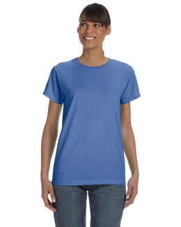Comfort Colors Ladies Garment-Dyed T-Shirt C3333 | Flo Blue - Front