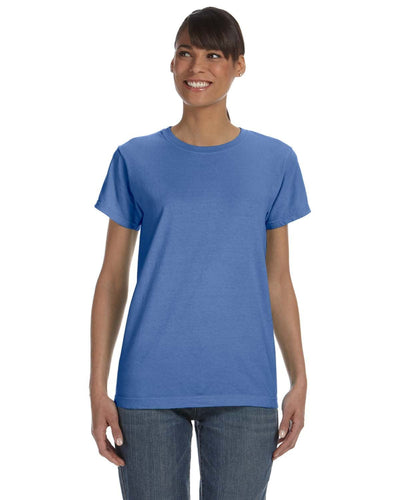 Comfort Colors Ladies Garment-Dyed T-Shirt C3333 | Flo Blue - Front