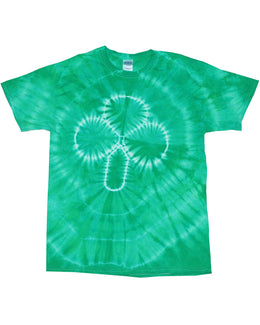 Tie-Dye 100% Cotton Tie Dye T-Shirt CD100 | Shamrock - Front