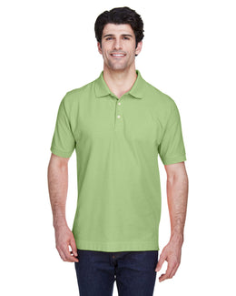 Devon & Jones Fine Pima Pique Polo Shirt D100 | Lime - Front