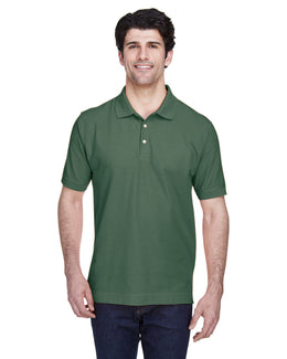 Devon & Jones Fine Pima Pique Polo Shirt D100 | Dill - Front
