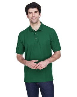 Devon & Jones Fine Pima Pique Polo Shirt D100 | Forest - Front