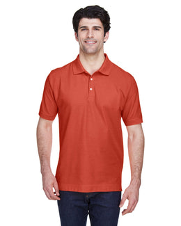 Devon & Jones Fine Pima Pique Polo Shirt D100 | Rust - Front