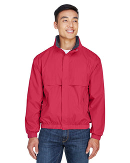 Devon & Jones Clubhouse Jacket D850 | Red/ Navy - Front