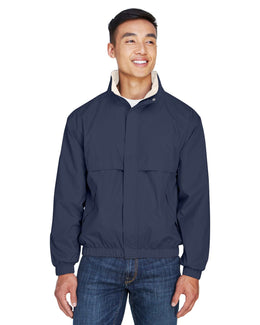 Devon & Jones Clubhouse Jacket D850 | Navy/ Khaki - Front