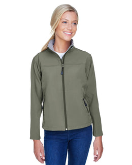 Devon & Jones Ladies Soft Shell Jacket D995W | Olive - Front