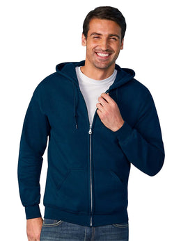 Gildan DryBlend 50/50 Full-Zip Hooded Sweatshirt G126 | Black - Front