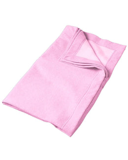 Gildan DryBlend Fleece Blanket G129 | Light Pink - Front