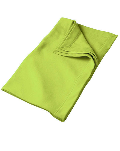 Gildan DryBlend Fleece Blanket G129 | Safety Green - Front