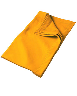 Gildan DryBlend Fleece Blanket G129 | Gold - Front