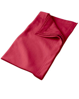 Gildan DryBlend Fleece Blanket G129 | Cardinal Red - Front