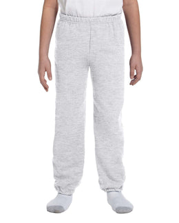 Gildan Youth 50/50 Sweatpants G182B | Ash - Front