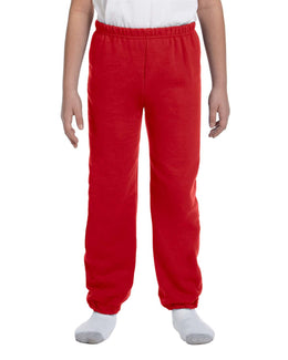 Gildan Youth 50/50 Sweatpants G182B | Red - Front