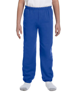 Gildan Youth 50/50 Sweatpants G182B | Royal - Front