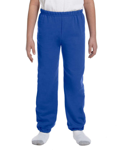 Gildan Youth 50/50 Sweatpants G182B | Royal - Front
