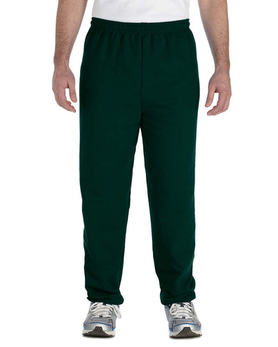 Gildan Lightweight 50/50 Sweatpants G182 | Forest Green - Front
