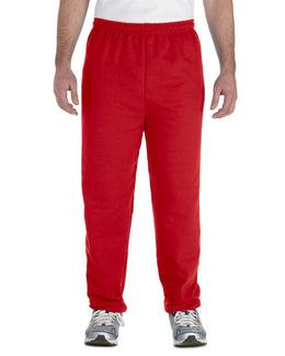Gildan Lightweight 50/50 Sweatpants G182 | Red - Front