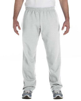 Gildan Heavy Blend 50/50 Open-Bottom Sweatpants G184 | Ash - Front