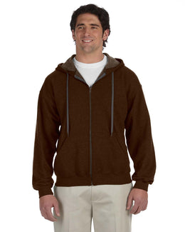 Gildan Heavy Blend Vintage Full-Zip Hooded Sweatshirt G187 | Russet - Front