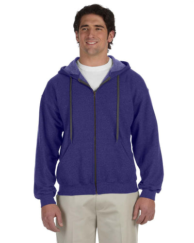 Gildan Heavy Blend Vintage Full-Zip Hooded Sweatshirt G187 | Lilac - Front