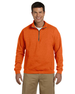 Gildan Heavy Blend Vintage Classic Quarter-Zip Sweatshirt G188 | Orange - Front