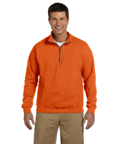 Gildan Heavy Blend Vintage Classic Quarter-Zip Sweatshirt G188 | Orange - Front