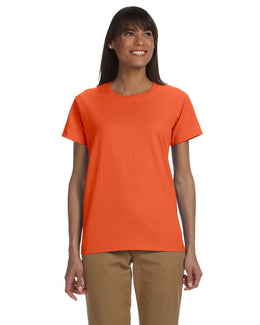 Gildan Ladies Ultra Cotton Heavyweight T-Shirt G200L | Orange - Front