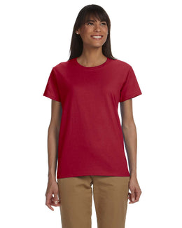 Gildan Ladies Ultra Cotton Heavyweight T-Shirt G200L | Cardinal Red - Front