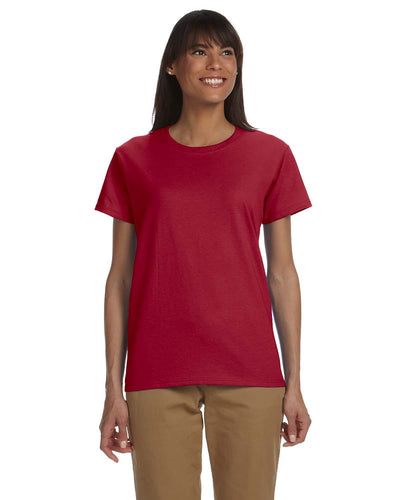 Gildan Ladies Ultra Cotton Heavyweight T-Shirt G200L | Cardinal Red - Front