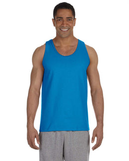 Gildan Ultra Cotton Tank G220 | Sapphire - Front