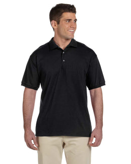 Gildan Cotton Jersey Polo Shirt G280 | Black - Front
