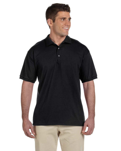 Gildan Cotton Jersey Polo Shirt G280 | Black - Front