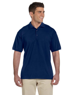 Gildan Cotton Jersey Polo Shirt G280 | Navy - Front